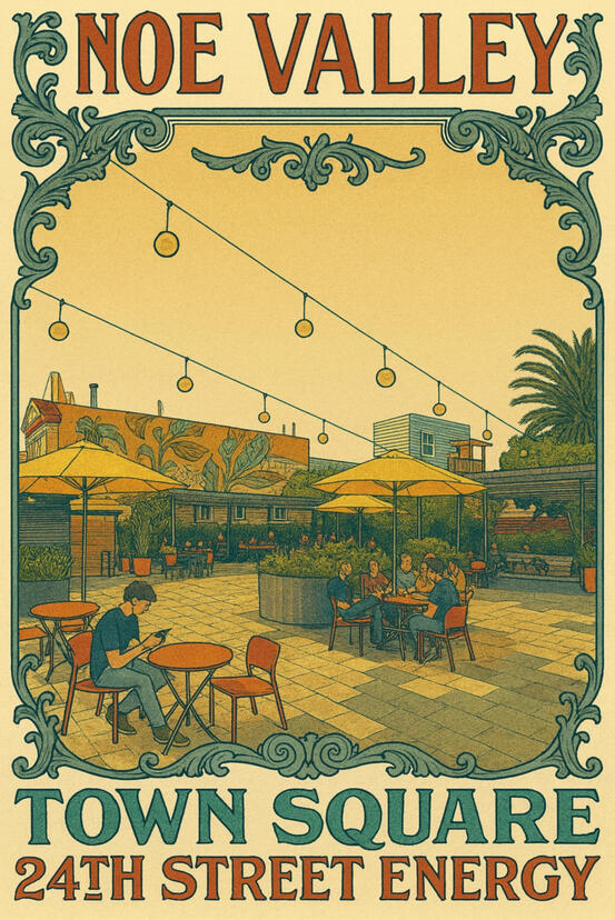 Town Square Promotional Poster